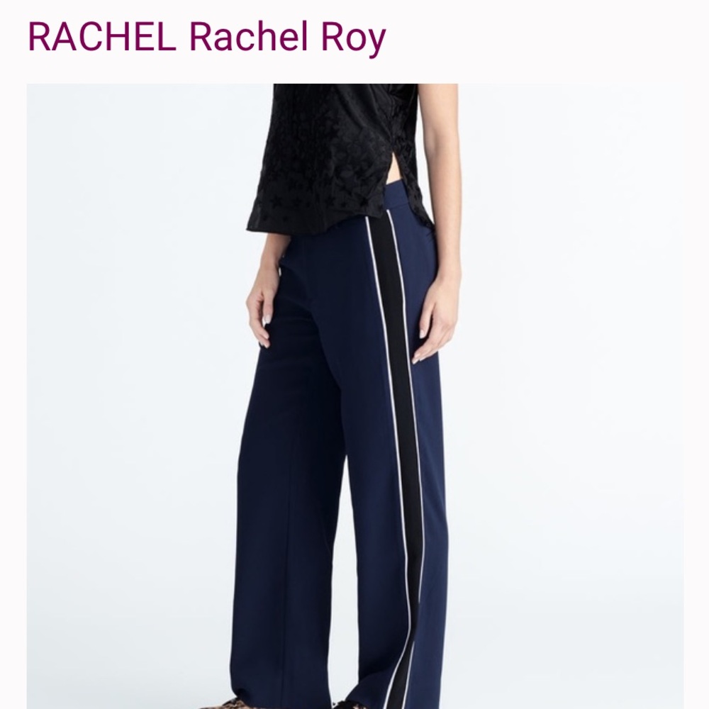 RACHEL Rachel Roy Navy& Black Suit Pants